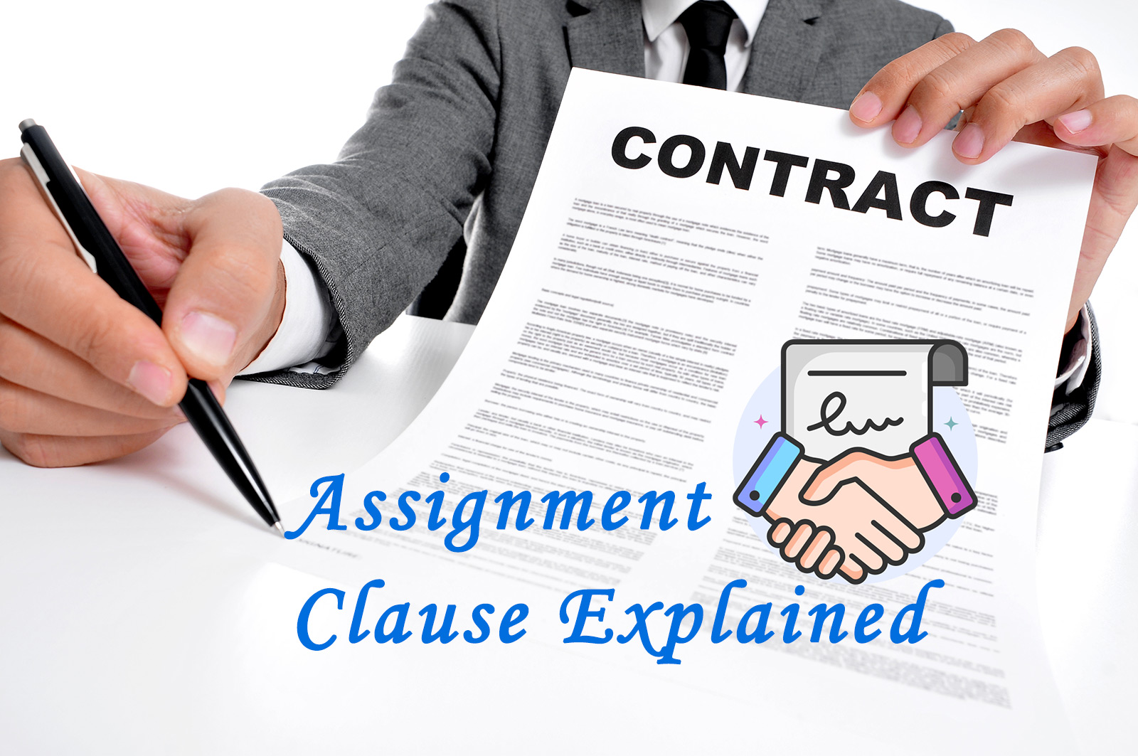 que significa assignment clause